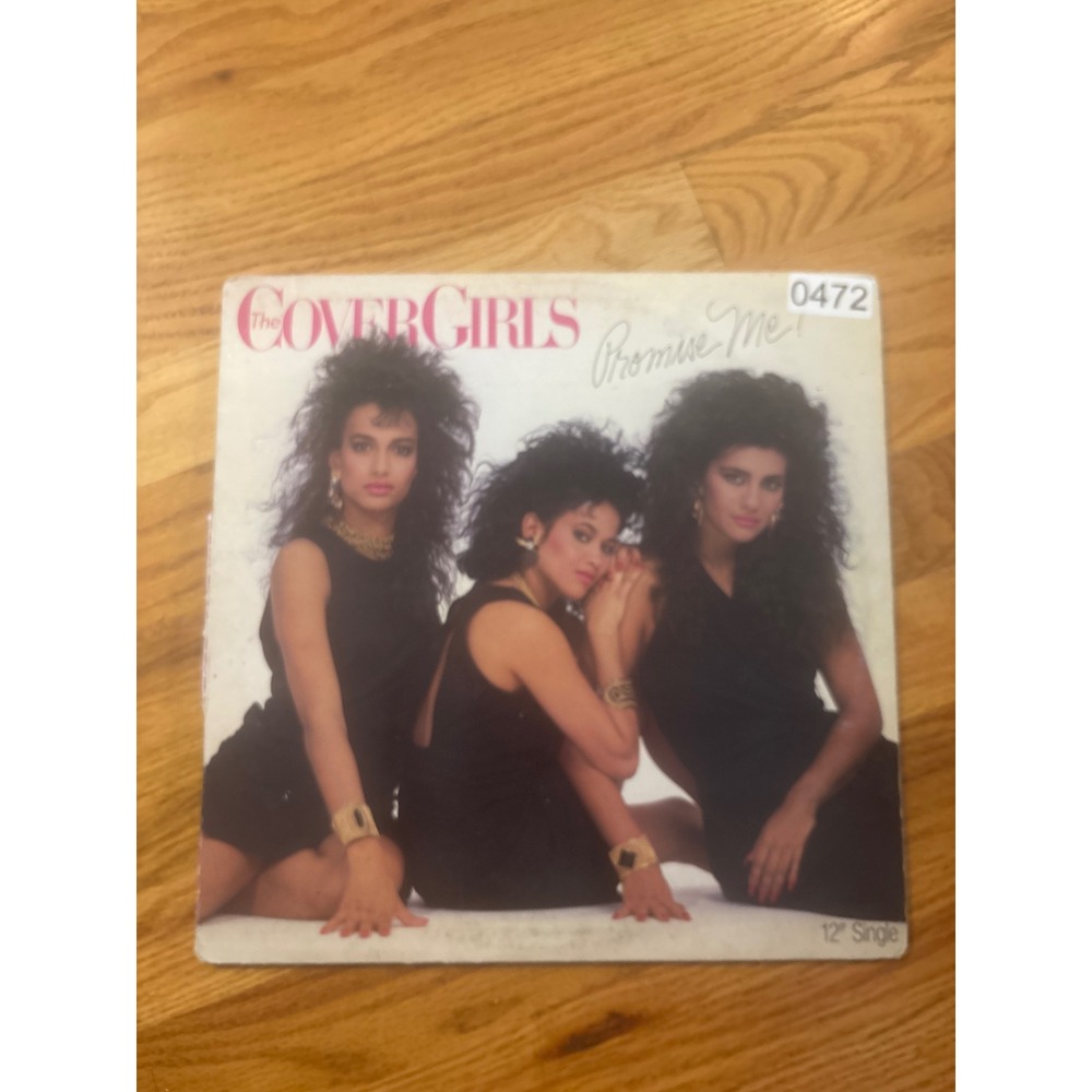 The Cover‎ Girls Promise Me 12" Vinyl Single 1987 Fever Records Freestyle GOOD